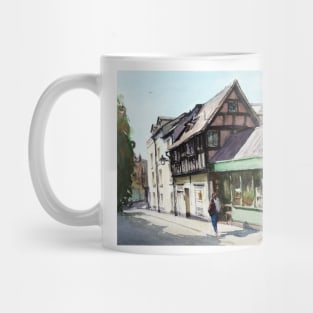 Fish Street, Shrewsbury, England Mug